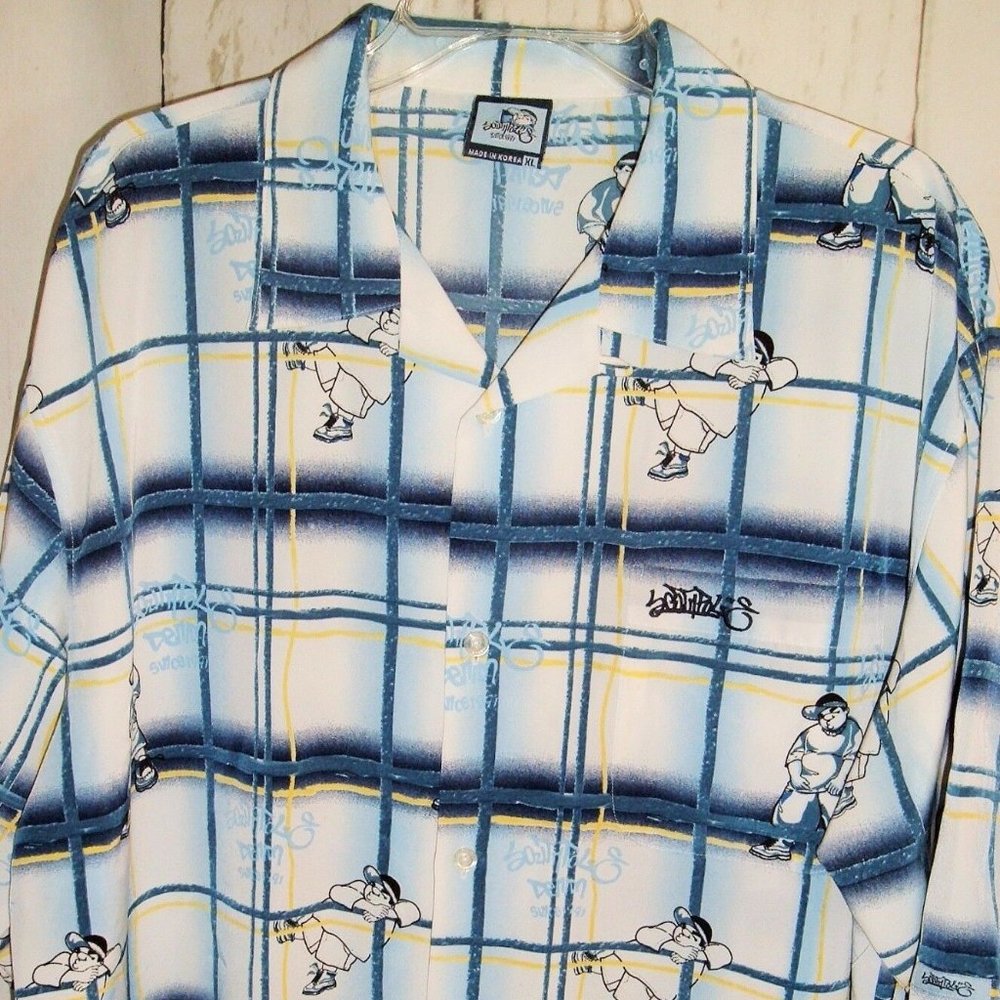 Mens South Pole Denim Since 1991 XL shirt Vtg